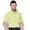 Lime Punch/White, variant on Monterey Club Men's Pinstripe Jersey Golf Polo Shirt #1660