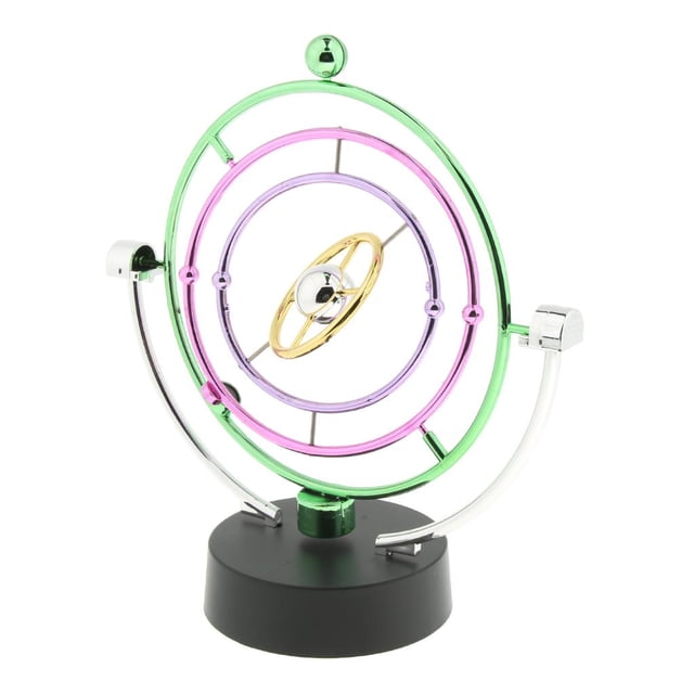 , Gadget de Movimiento Giratorio, Adornos de Decoración de / Escritorio, Juguete de Ciencia Física Gloria Perpetual Motion Toy
