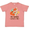 thumbnail image 3 of Inktastic My Nonna Loves Me Gift Cute Fox Boys or Girls Toddler T-Shirt, 3 of 5