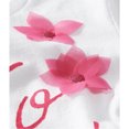 thumbnail image 2 of Aeropostale - Camiseta gráfica para mujer con diseño de flores brillantes 87, color blanco, grande, 2 of 2