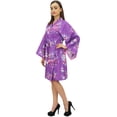 thumbnail image 4 of Bimba Kimono Court Imprimé Floral pour Femmes Robe de Mariée 28, 4 of 5