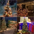 thumbnail image 6 of 33ft Christmas Decorative Mini Lights, 100 LED Transparent Wire Fairy Starry String Lights Plug in, 12 Lighting Modes, for Indoor Outdoor Xmas Tree Wedding Party Decoration (Warm+Multicolor), 6 of 6
