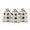 3PCS, variant on American Flag Patriotic Star Gift Treat Bags, Blue Red White Star Burlap Drawstring Gift Bags for 4th of July, Independence Day, Memorial Day, Labor Day Party Decoration (1PC)