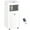 White, variant on HOMCOM 8000 BTU Air Conditioner, Quiet AC Unit with Remote Control, Black