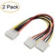 thumbnail image 1 of Cables de Alimentación Vhermosa Paquete de 2 Molex 4 Pin Macho a 2 Puertos Hembra, 1 of 5