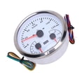 thumbnail image 1 of 110mm 4 3/8in 3-in-1 GPS Speedometer Tachometer Fuel Gauge Turn Signal DC 9-32V 120 KM H 8000 RPM Red Backlight RV Yachts Trucks, 1 of 7