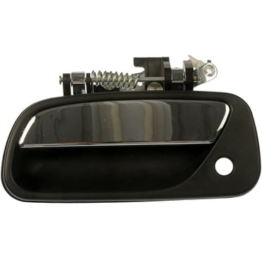Dorman 80871 Front Driver Side Exterior Door Handle for Specific Toyota Models, Black and Chrome