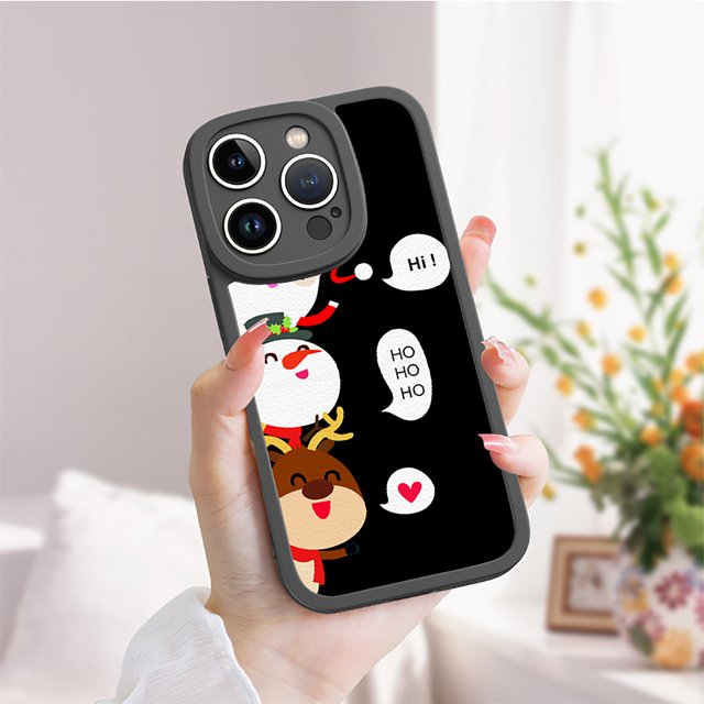 Proteja su iPhone con una moderna funda de goma TPU para teléfono a prueba de golpes - Diseño de dibujos animados