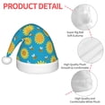 thumbnail image 4 of Yiaed Bee Sunflower Print Hat,Santa Claus Hat For Xmas Party, Christmas Hat For Boys Girls Child Infant Holiday Hat, 4 of 6