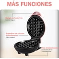 thumbnail image 5 of Mini Máquina para Hacer Waffles, Keto Chaffle Maker con Diseño Compacto, Fácil de Limpiar, Superficie Antiadherente, Plancha para Gofres Pequeña, Perfecta para Desayuno Postre Sándwich, 4 Pulgadas, 5 of 5
