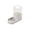 Gray, variant on Gravity Water Bowl Dispenser for Cats: Automatic Stainless Steel Dog Feeder Without Filter - for Elderly Pets with Joint Spine Pain - for Kitchen Bedroom