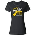 thumbnail image 3 of Inktastic I Love my Brother Childhood Cancer Awareness- Hope, Support, Cure Women's T-Shirt, 3 of 5