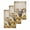Brown, variant on Vintage Elephants Kitchen Dish Towels for Drying Dishes Set of 2, Spring Summer Sunflowers Daisy Floral Waffle Weave Microfiber Hand Tea Bathroom Towels Quick Dry & Absorbent Towel 12x12