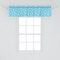 thumbnail image 2 of Ambesonne Floral Valance Pack of 2, Spring Flower Pastel Motifs, 54"X12", Pale Sky Blue Yellow, 2 of 4