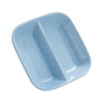 thumbnail image 4 of Transemion Plat à Épices en Paille Assiette Carrée Divisée Assiette à Sauces Plat à Collations Plateaux de Rangement Soucoupe Récipient Alimentaire pour Raviolis Bleu 1Ensemble, 4 of 4