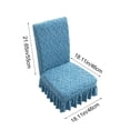 thumbnail image 3 of Deeceymbur Stretch Arrows Pattern Chair Cover with Skirt Elastic Hem for Dining Room, 3 of 6