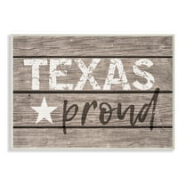 Stupell IndustriesTexas Proud Typography Lone StarWall Plaqueby Daphne Polselli