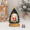 thumbnail image 5 of Christmas Decorations Snow Globe Christmas Lantern Decoration Wind Lights Water Glitters Christmas Tree Night Lights Battery Operated for Christmas Festival Decoration Gifts 70ml, 5 of 7