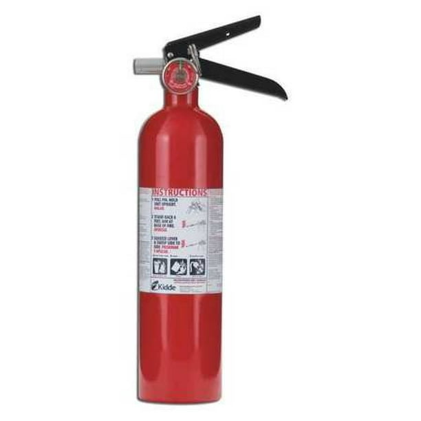 KIDDE PRO 2.5MP Fire Extinguisher, 1A10BC, Dry Chemical, 2.5 lb