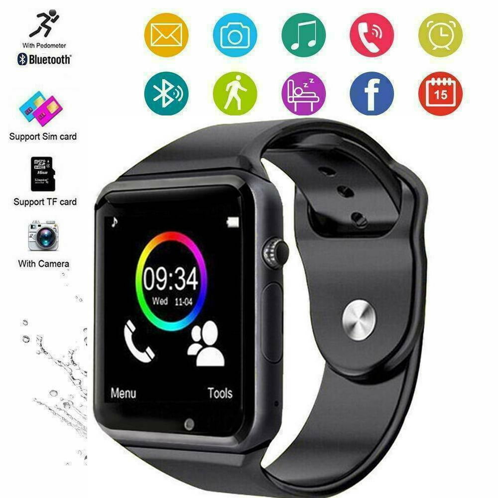 smart watch phone a1 black