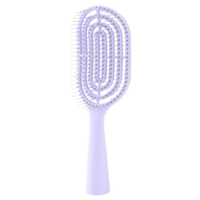 Cepillo de pelo ventilado, portátil, antiestático, fino, grueso, rizado, largo, húmedo y seco, cepillo de paleta, masajeador de cuero cabelludo, peine desenredante para peinar el cabello.