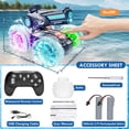 thumbnail image 4 of Coche RC Lehoo Castle Amphibious 4WD con pistola de agua para niños de 8 a 12 años, 4 of 7