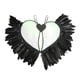 thumbnail image 4 of Alas de ángel articuladas con plumas para disfraces infantiles, accesorio para fiestas y sesiones de fotos. Negro, 4 of 9
