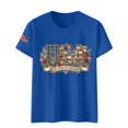 thumbnail image 4 of MEICHEN 250th Anniversary USA Shirt Short Sleeve Round Neck T Shirt Fashion Casual Blouse Top Summer Clothing, 4 of 4