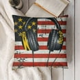 thumbnail image 3 of Don't Make Me Use My 911 Dispatcher Voice Flag USA American Throw Pillow, 3 of 5