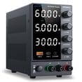 thumbnail image 1 of Fuente de alimentación DC WANPTEK POWER Bench 0-60 V 0-5 A con USB y tipo C, 1 of 8