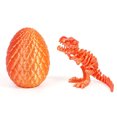 thumbnail image 2 of Dragón Con Dinosaurio Dentro Un Juguete en 3D Regalo Pascua () Rojo, 2 of 2