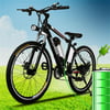 "ANCHEER 25"" Electric Bike Mountain Bike Power Plus  Cycling  Aluminum Alloy Frame Bike Bicycle HDPML"