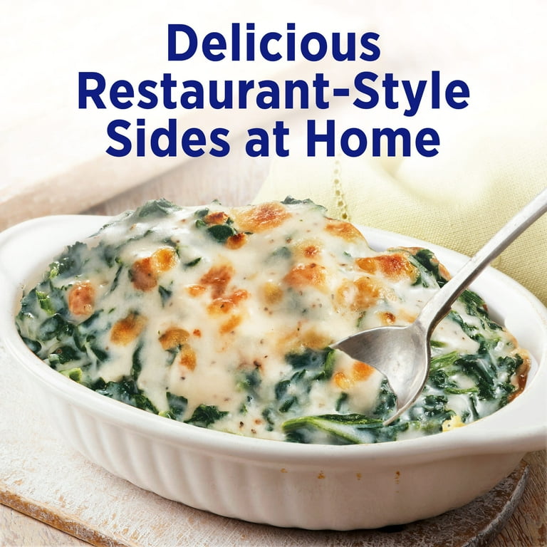 Birds Eye Creamy Spinach Bake Frozen Side 13 oz with Parmesan and
