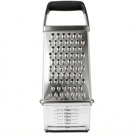 Januofit Cheese Grater With Container Box Grater Stainless Steel Graters for Kitchen Cheese Shredder Parmesan Shredder Kitchen Gadgets Kitchen Tools Kitchen Gifts for Chef Dishwasher Safe Zester