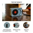 thumbnail image 2 of Crosley Mini Record Player Portable Bluetooth Speaker In Tourmaline, 2 of 4