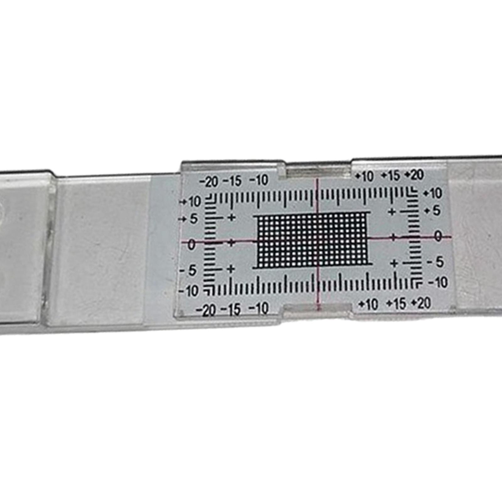 Acrylic Crack Monitoring Record, Size Chart,Basement Crack Waterproof ,Road  Pavement Marker Meter Record,Mixing Ratio Ruler