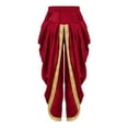 thumbnail image 2 of vastwit Kids Boys Satin Dhoti Harem Pants Belly Indian Festival Baggy Trousers Hippie Festival Party Wear Burgundy 8, 2 of 7