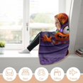 thumbnail image 5 of Inside Out Hooded Blanket Soft Warm Cloak Wearable Blanket Hoodie For Kids Adult Cozy Flannel Fleece Bedding Throw Hooded Blanket, 5 of 7