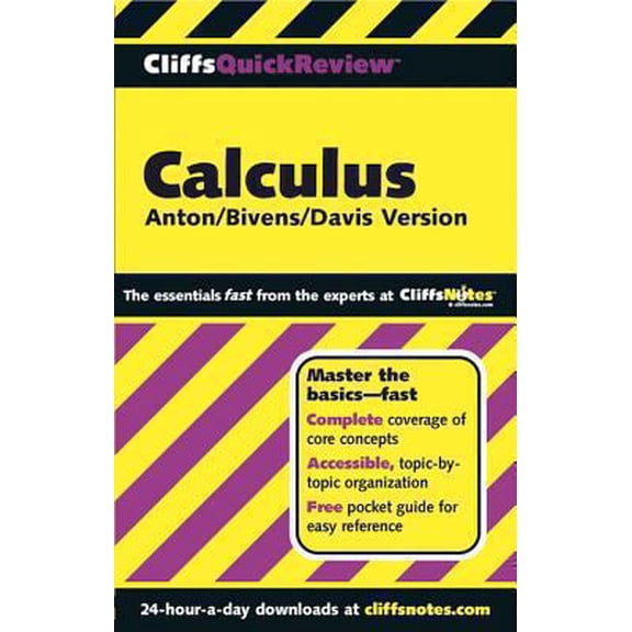 Pre-Owned CliffsQuickReview Anton's Calculus (Paperback)