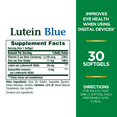 thumbnail image 3 of Nature's Bounty Lutein Blue Vitamins with Zeaxanthin & Vitamin A for Eye Care Health, 20 mg, 30 Ct, 3 of 6