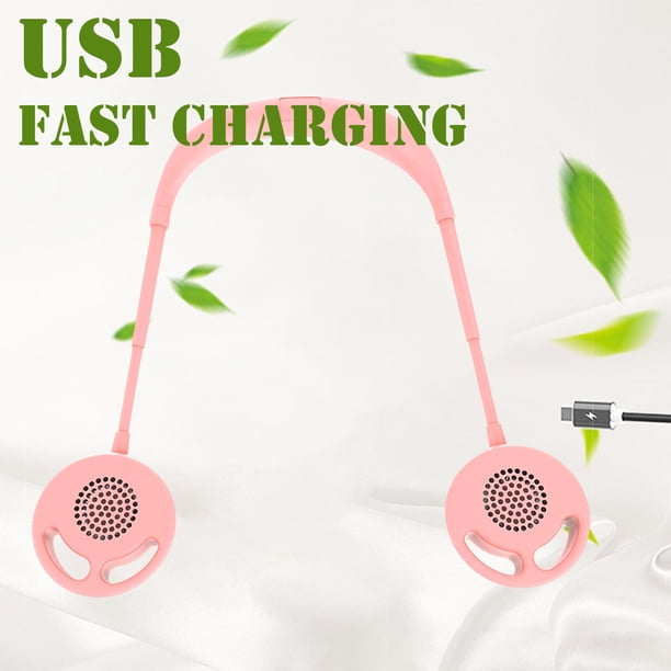 Fiudx Ofertas relámpago del día Ventilador perezoso creativo con carga USB, pequeño ventilador perezoso portátil
