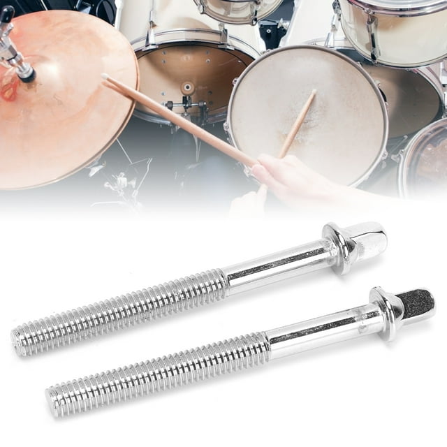 Tornillo de Kit de Batería, Tornillo de Tambor de Metal Creativo Creativo Creativo Resistente Con Una Lavadora Para Accesorio de Bombo de Tambor para La Reparación y Renovación