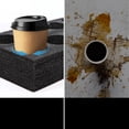thumbnail image 4 of ColoMX Bandeja de tazas bandeja bebida taza de comida para llevar bandeja de la bandeja arreglando el portabebés para la bebida de té de leche de café, 4 of 7