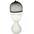 thumbnail image 2 of Fairnull Perruque Élastique en Nylon pour Femmes Bout Ouvert Doublure en Maille Noire Filet Court, 2 of 4