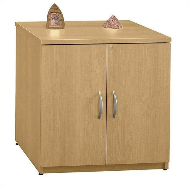 Bush Business Furniture Series C 30W Storage Cabinet in Light Oak