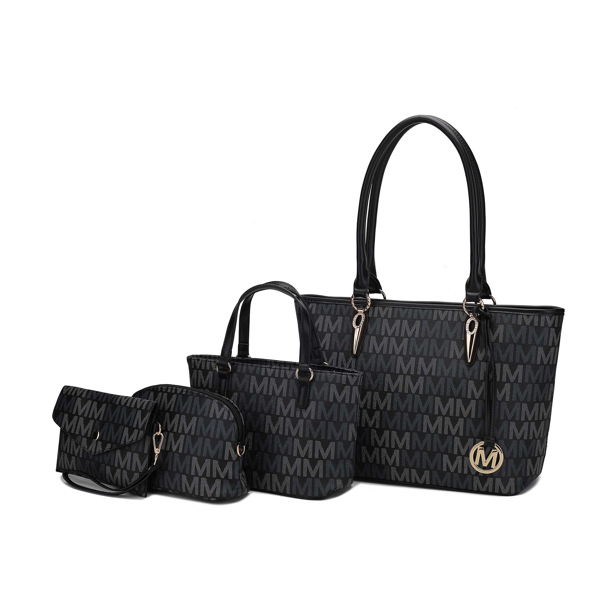MKF Collection Alexy 4-Piece Tote Bag Set photo 1