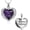 Customize, variant on Crystal Heart Cremation Urn Necklace for Ashes Keepsake Cremation Jewelry Crystal Urn Necklace Urn Stainless Steel Memorial Pendant for Women Men Loved Ones