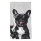 thumbnail image 1 of Fotbe Cool French Bulldog Wine Toalla Premium con Patrón, Toalla de Microfibra de Secado Rápido, Ligera y Altamente Absorbente (27.5x16in), Ideal para Uso Diario, 1 of 6
