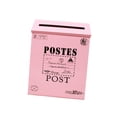 thumbnail image 2 of Buzón de Correo Colgante de Pared Strade Fareast Limited Rosa Soporte Decorativo para Periódicos, 2 of 8