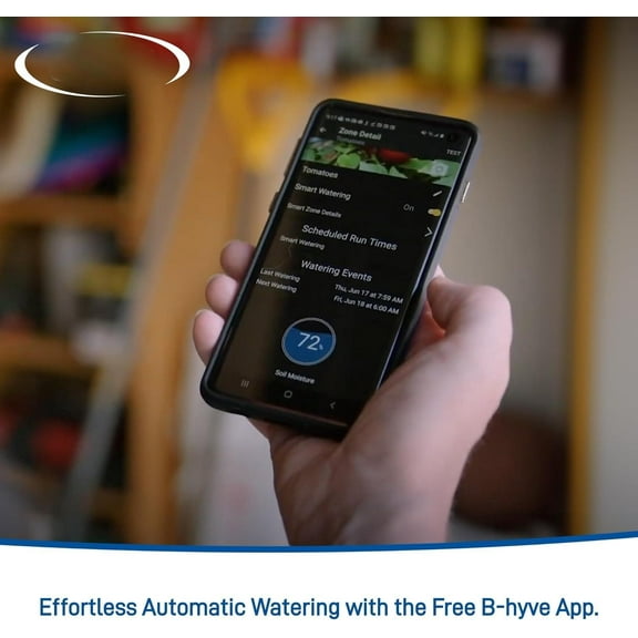 90204Z B-hyve Gen 2 Smart Hose Watering Timer with Wi-Fi Hub